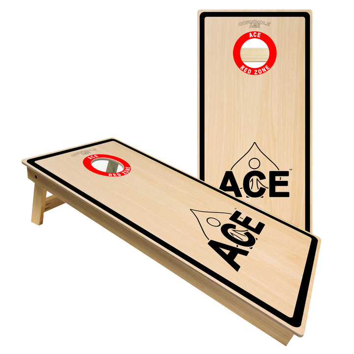 ACE Red Zone NO WEBSITE - Cornhole Board Set - Intermediate