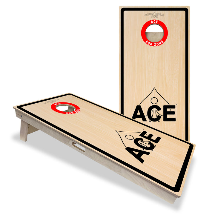 ACE Red Zone NO WEBSITE - Cornhole Board Set - Professional