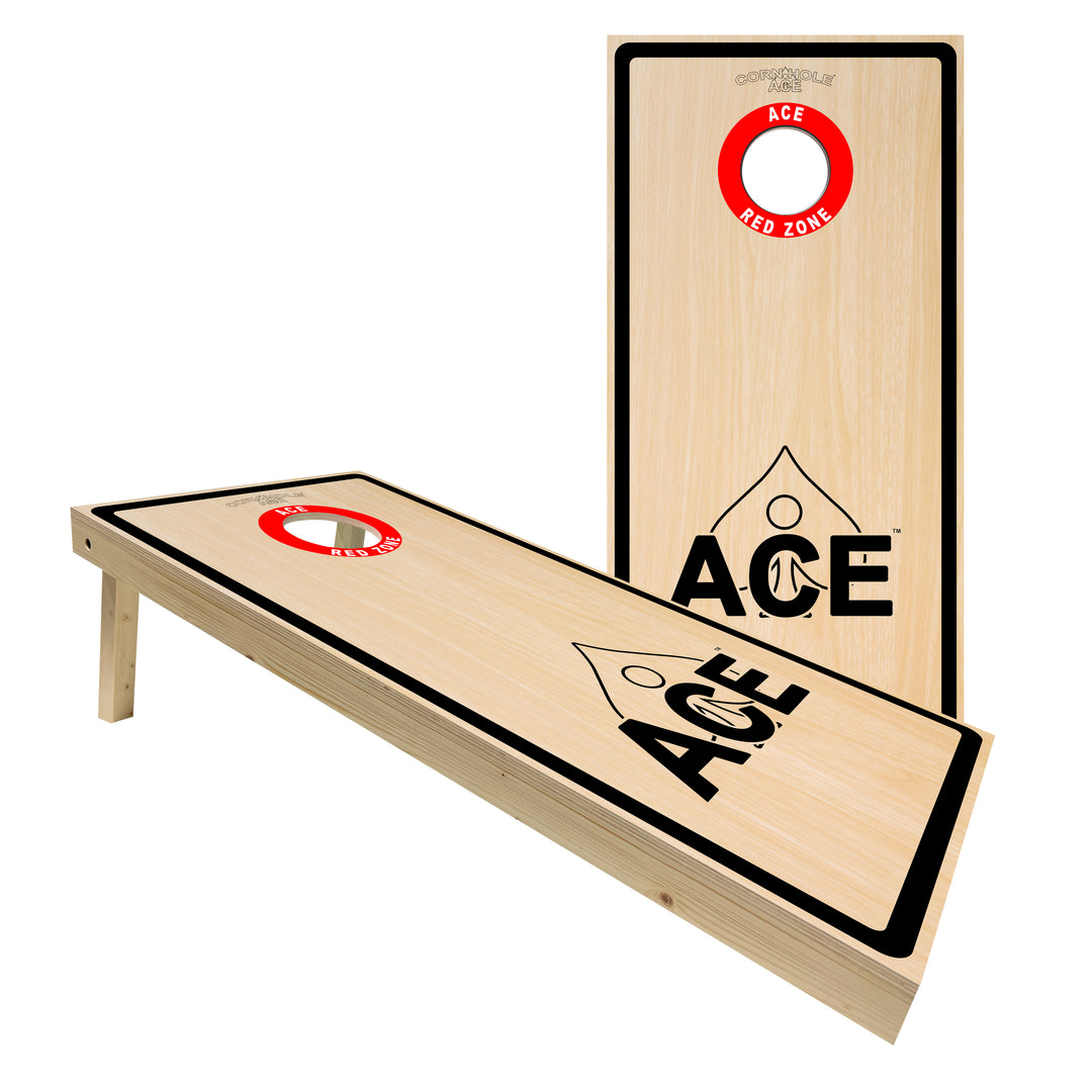 ACE Red Zone NO WEBSITE - Cornhole Board Set - Standard