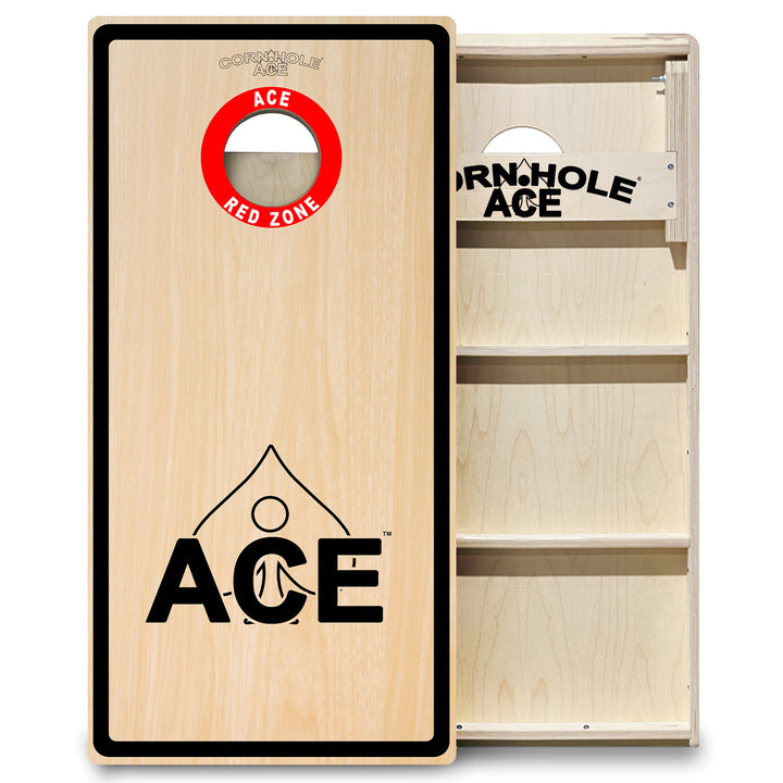 ACE Red Zone NO WEBSITE - Cornhole Board Set - Professional