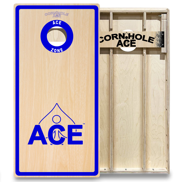 ACE Zone - Navy Blue - Cornhole Board Set - Elite