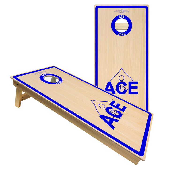 ACE Zone - Navy Blue - Cornhole Board Set - Intermediate