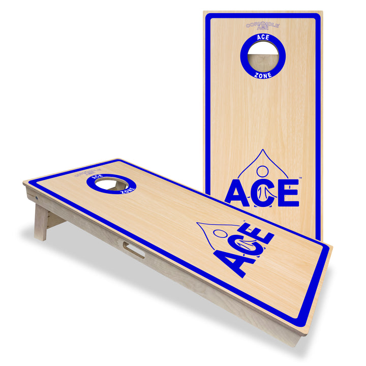 ACE Zone - Navy Blue - Cornhole Board Set - Professional