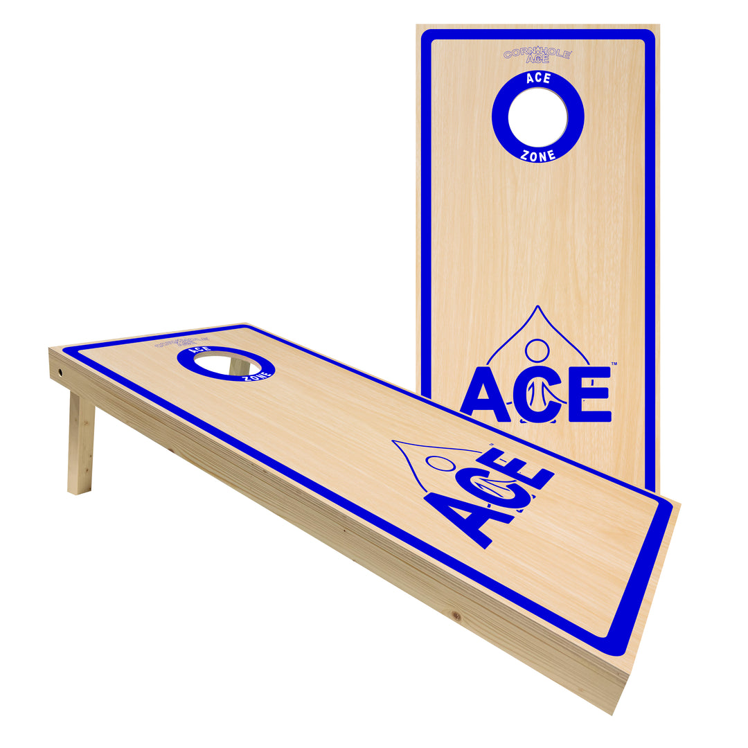 ACE Zone - Navy Blue - Cornhole Board Set - Standard