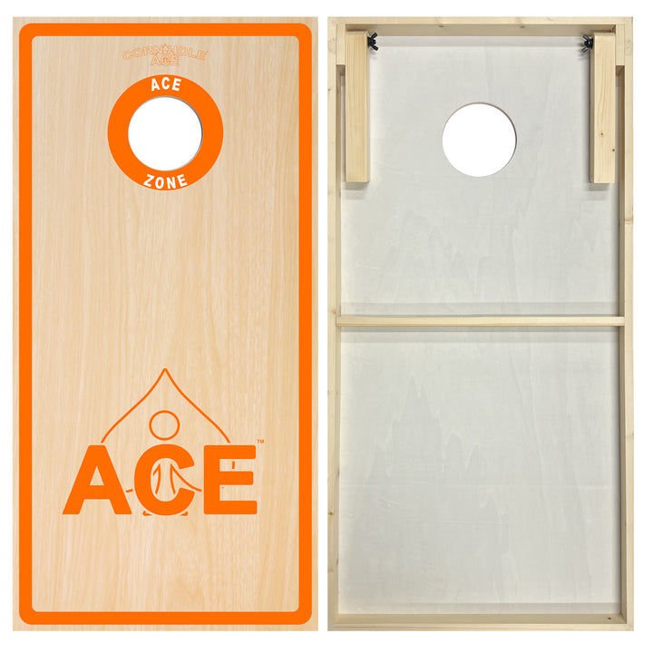 ACE Zone - Orange - Cornhole Board Set - Standard