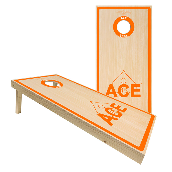 ACE Zone - Orange - Cornhole Board Set - Standard