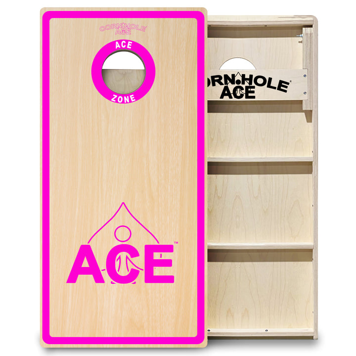 ACE Zone - Pink - Cornhole Board Set - Professional