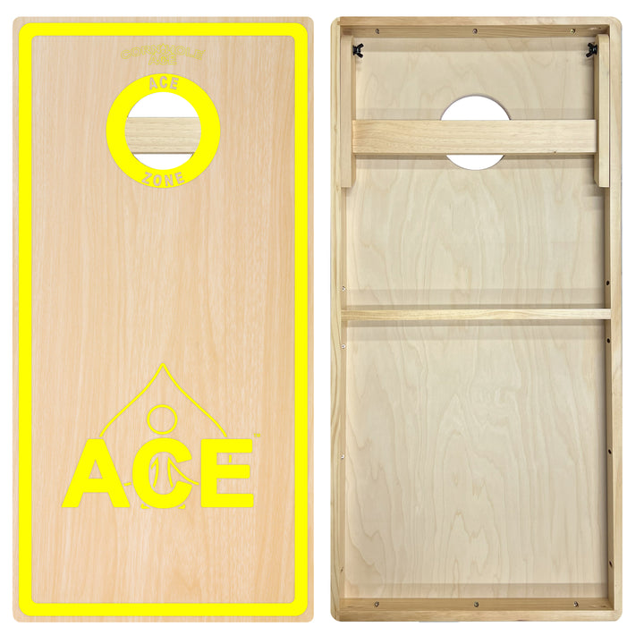 ACE Zone - Yellow - Cornhole Board Set - Intermediate