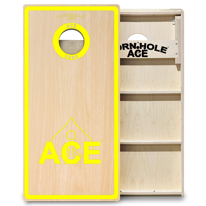 ACE Zone - Yellow - Cornhole Board Set - Professional