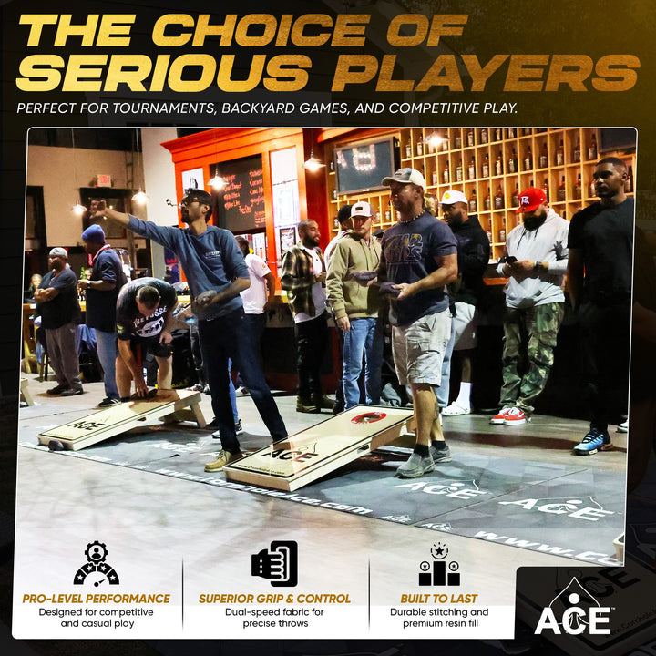 Locked in the Crosshairs - Green Carpet - ACE Pro Carpet Cornhole Bags