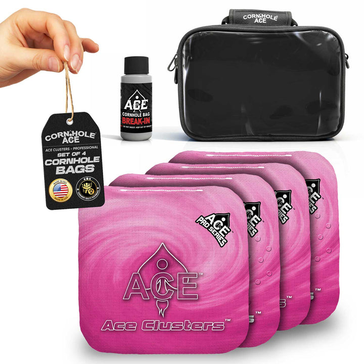 Ace Clusters - Pink - ACE Pro Bag Kit: 4 Pro Bags + Break-In Kit + Carry Case