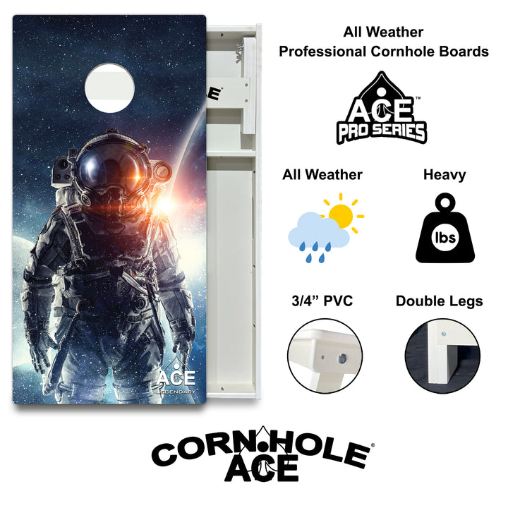 Astronaut Legendary Series - Cornhole Board Set - All Weather