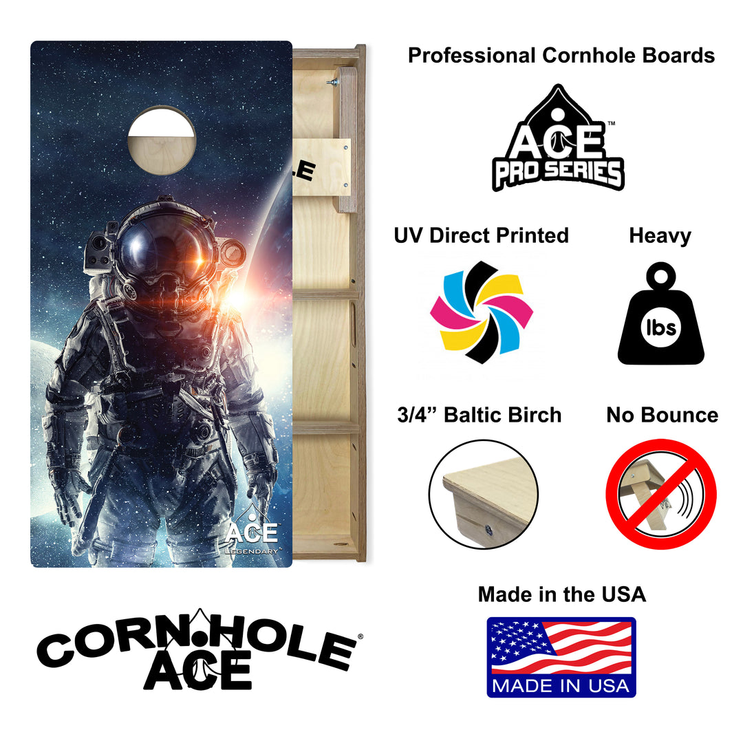 Astronaut Legendary Series - Cornhole Board Set - Professional