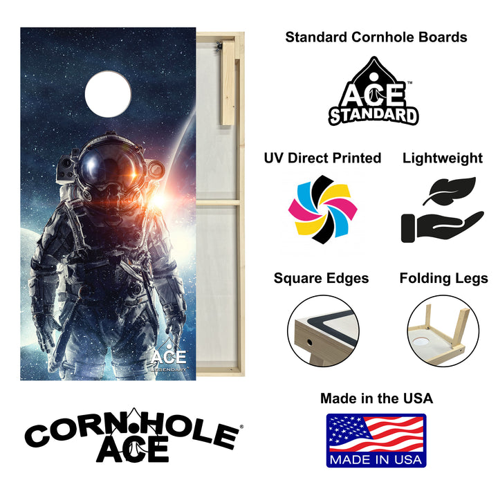 Astronaut Legendary Series - Cornhole Board Set - Standard