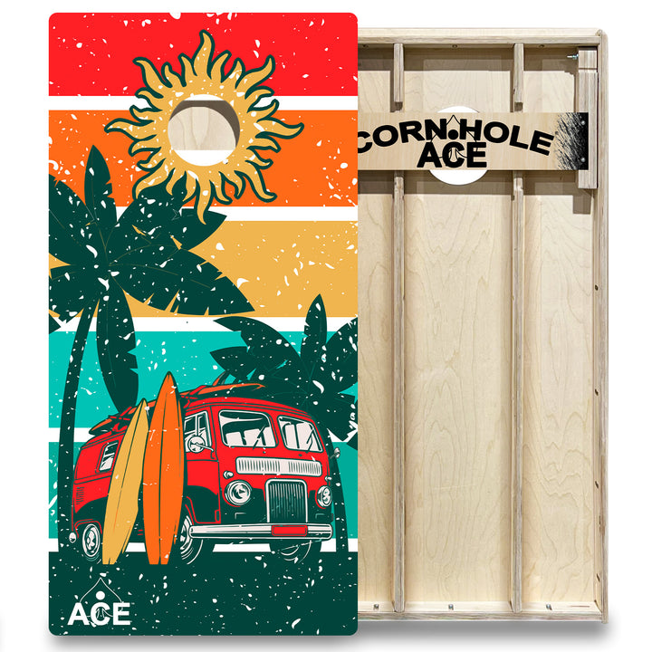 ACE Beach Van - Cornhole Board Set - Elite