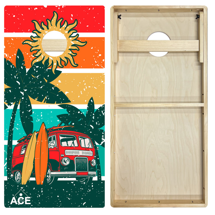 ACE Beach Van - Cornhole Board Set - Intermediate