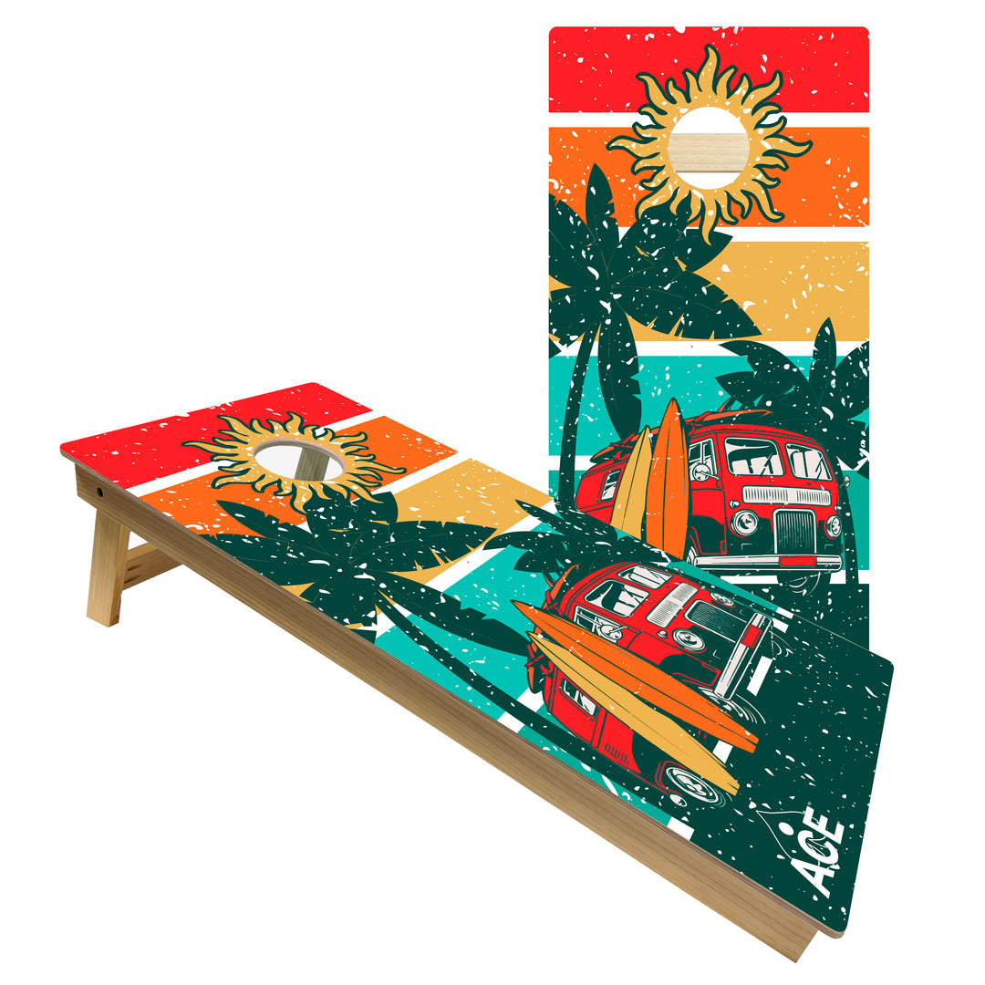 ACE Beach Van - Cornhole Board Set - Intermediate