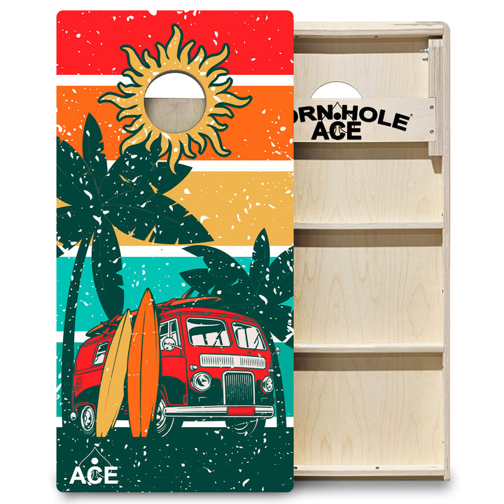 ACE Beach Van - Cornhole Board Set - Professional