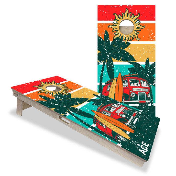 ACE Beach Van - Cornhole Board Set - Professional