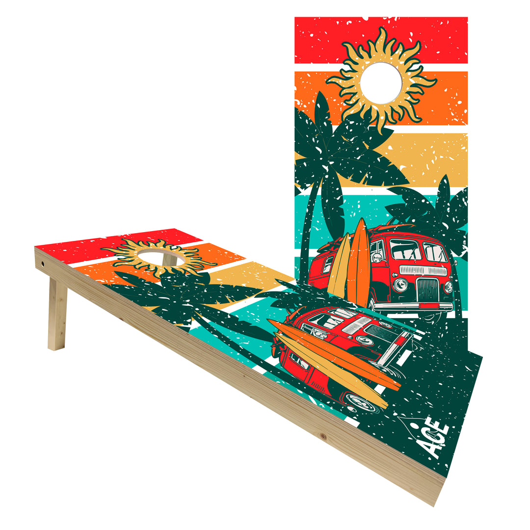 ACE Beach Van - Cornhole Board Set - Standard