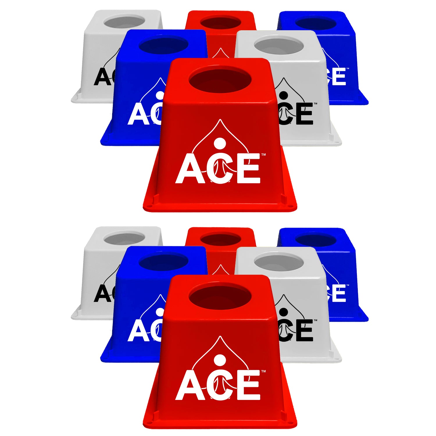 Cornhole Airmail Bag Pong Set | USA Edition, 12 Boxes – CornholeAce