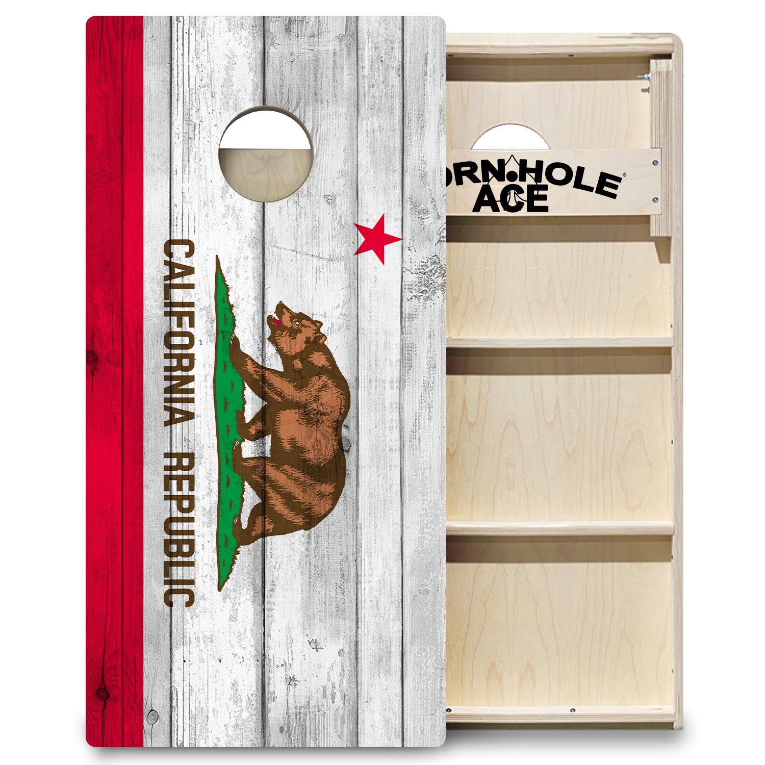 ZENY Portable Cornhole Set 4x2 Regulation Size Wood Cornhole Boards 8