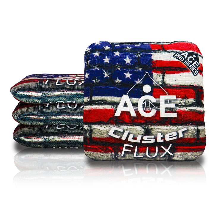 Cluster Flux - USA Flag Bricks (Set of 4 Bags) - ACE Pro Stamped