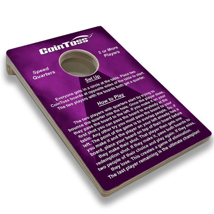 CoinToss Boards - Speed Quarters - Purple