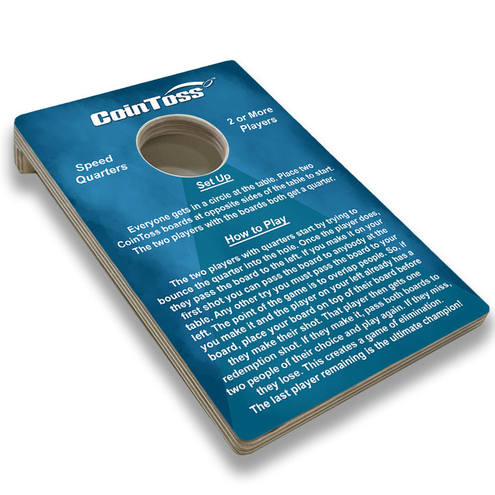 CoinToss Boards - Speed Quarters - Turquoise