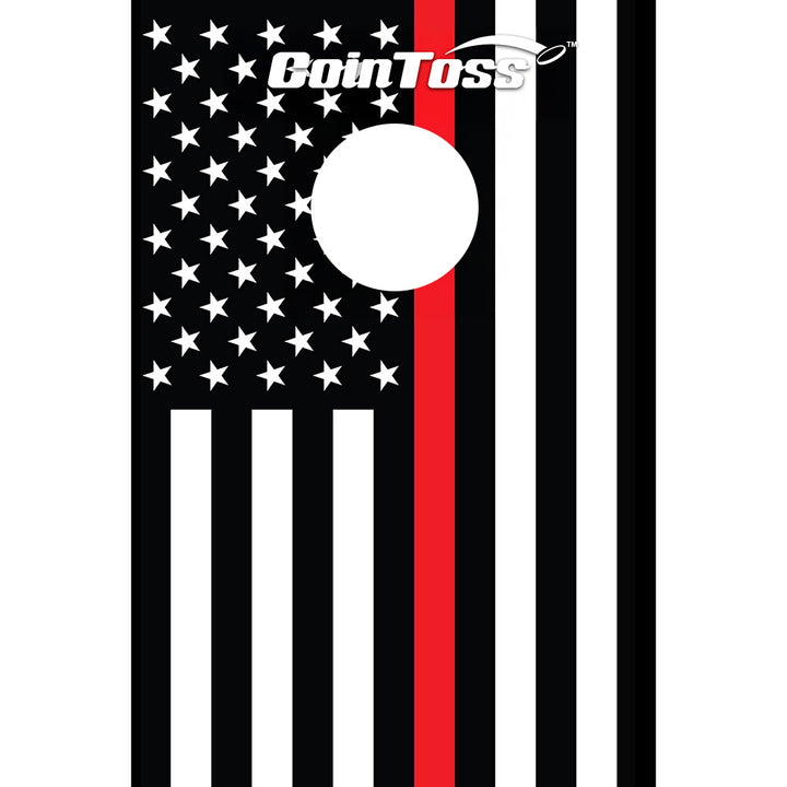 CoinToss Boards - Firefighter Flag