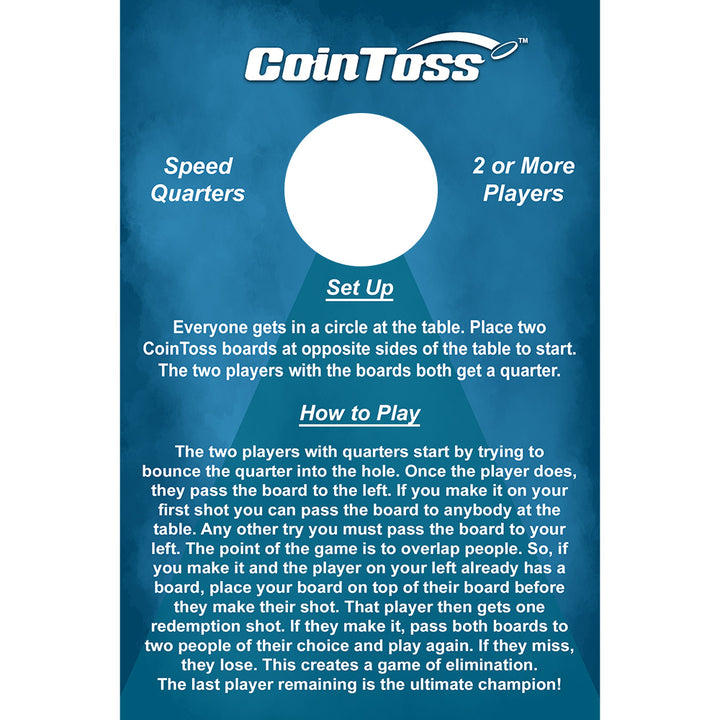 CoinToss Boards - Speed Quarters - Turquoise