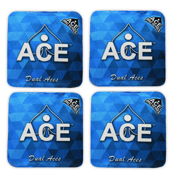 Dual Aces - Light Blue (Set of 4 Bags) - ACE Pro Stamped