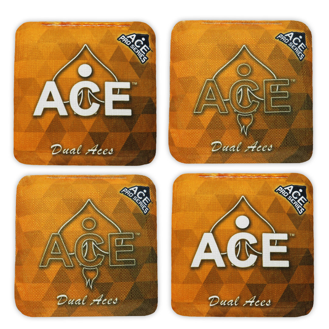 Dual Aces - Orange (Set of 4 Bags) - ACE Pro Stamped