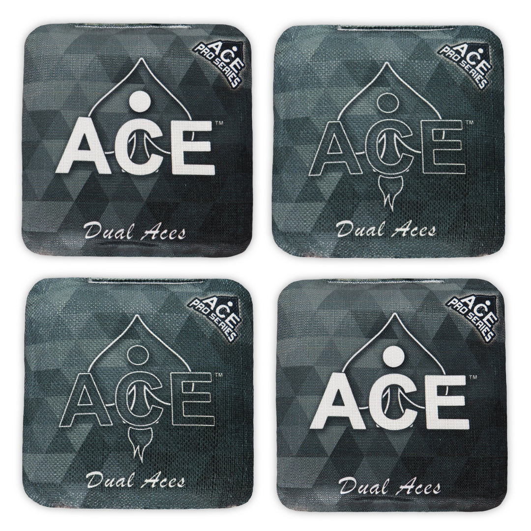 Dual Aces - Black (Set of 4 Bags) - ACE Pro Stamped