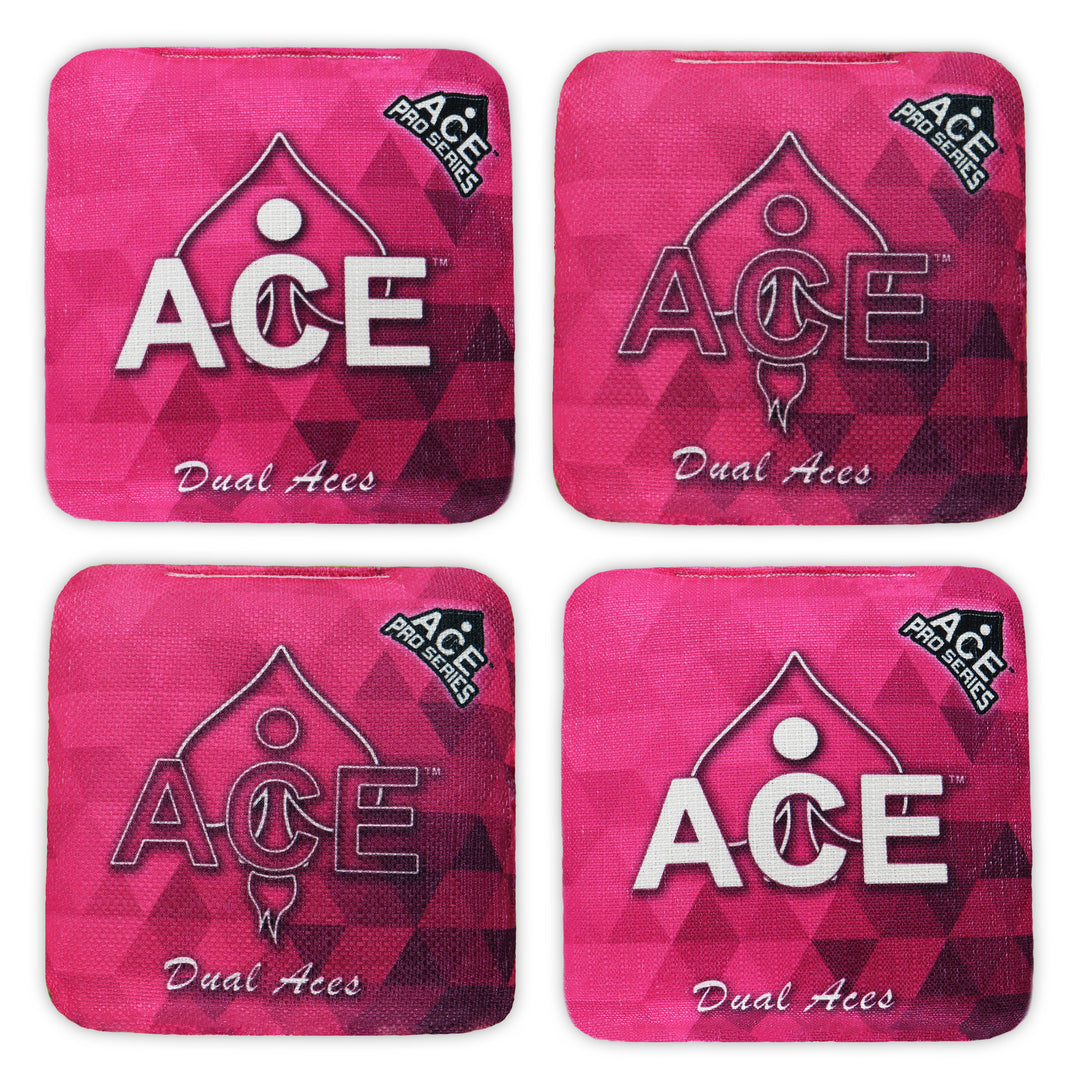 Dual Aces - Pink - ACE Pro Bag Kit: 4 Pro Bags + Break-In Kit + Carry Case