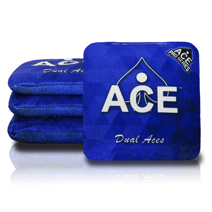 Dual Aces - Navy Blue (Set of 4 Bags) - ACE Pro Stamped