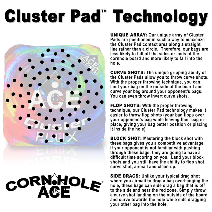 Cluster Flux - USA Flag Bricks - ACE Pro Bag Double Kit: 8 Pro Bags + 2 Break-In Kits + 1 Double Set Carry Case