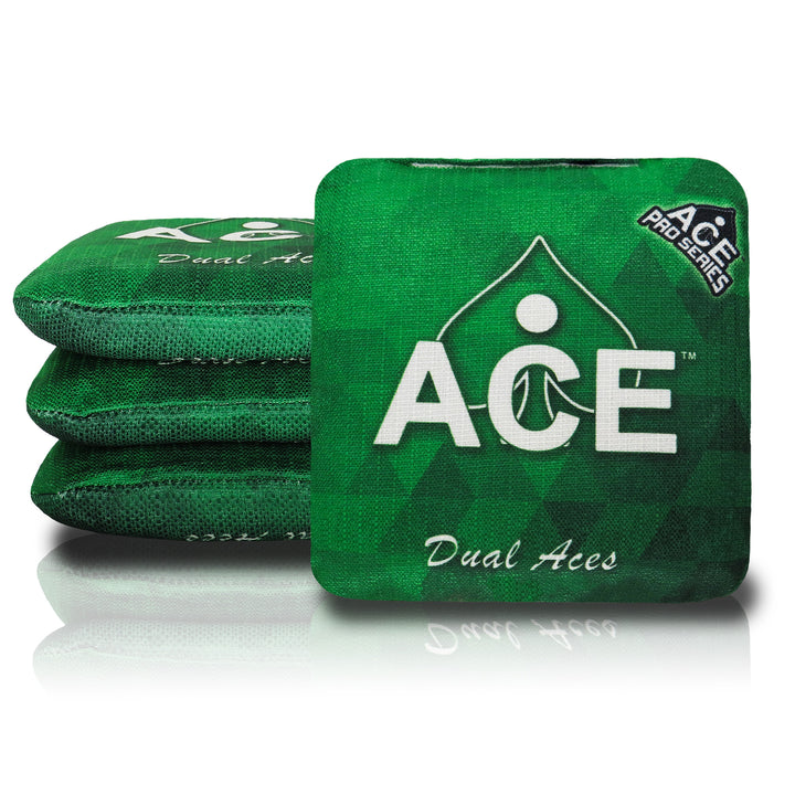 Dual Aces - Green (Set of 4 Bags) - ACE Pro Stamped