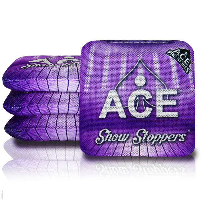 Show Stoppers - Purple (Set of 4 Bags) - ACE Pro Stamped Cornhole Bags