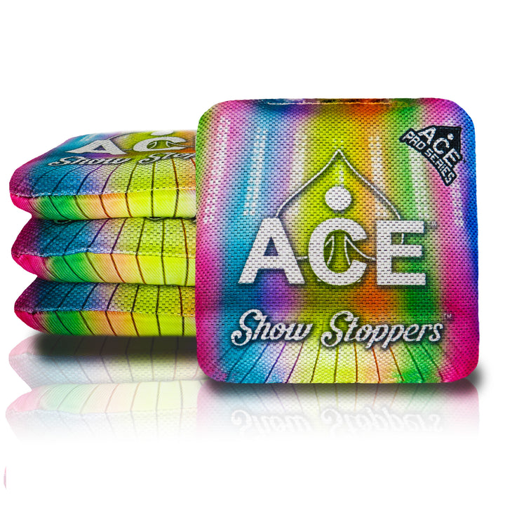 Show Stoppers - Rainbow (Set of 4 Bags) - ACE Pro Stamped Cornhole Bags