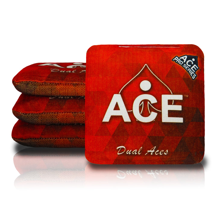 Dual Aces - Red (Set of 4 Bags) - ACE Pro Stamped