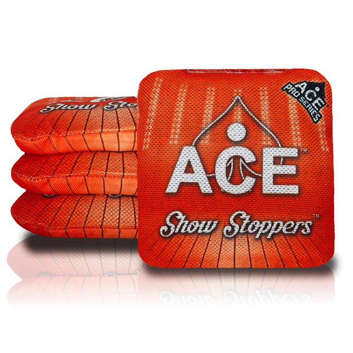 Show Stoppers - Red (Set of 4 Bags) - ACE Pro Stamped Cornhole Bags