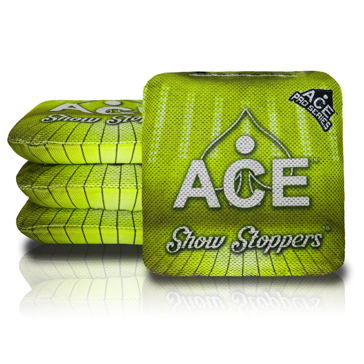 Show Stoppers - Yellow (Set of 4 Bags) - ACE Pro Stamped Cornhole Bags