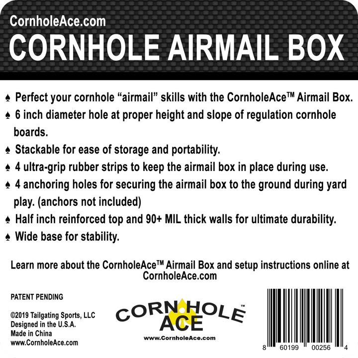 Cornhole Airmail Box Bag Pong - USA Edition