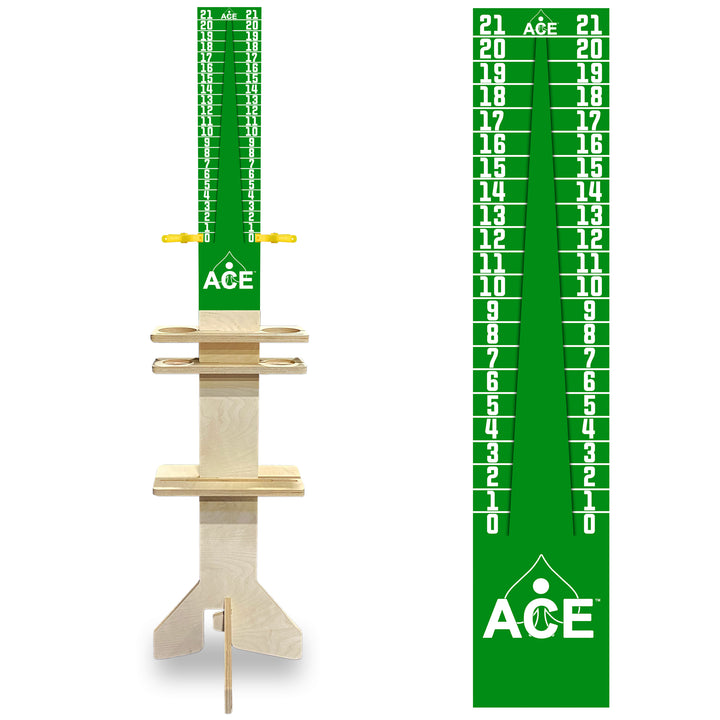 Elite Cornhole Scoreboard Triangle Edition (Green/Green)