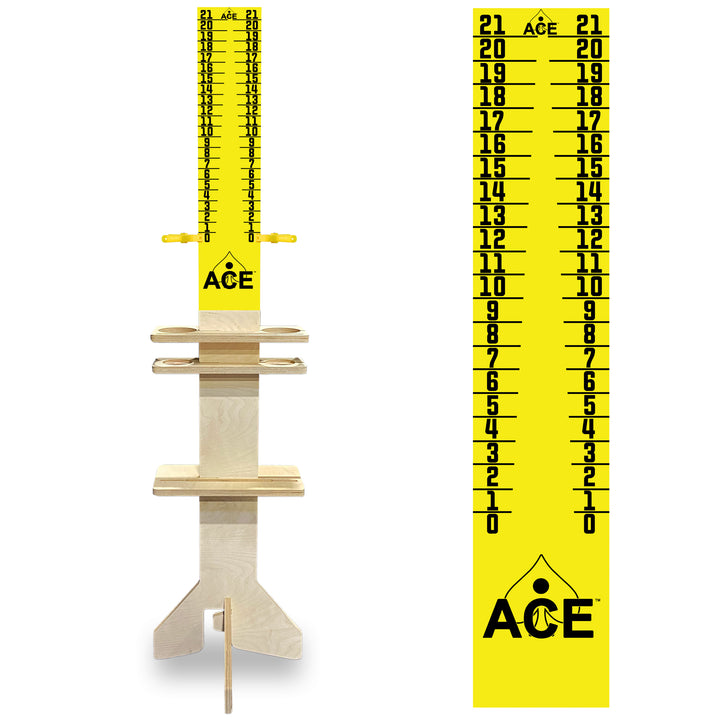 Elite Cornhole Scoreboard Triangle Edition (Yellow/Yellow)