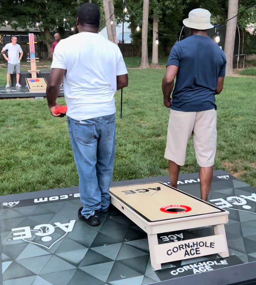 Cornhole Ritning ACE Red Zone - Cornhole Board Set - Professional – CornholeAce