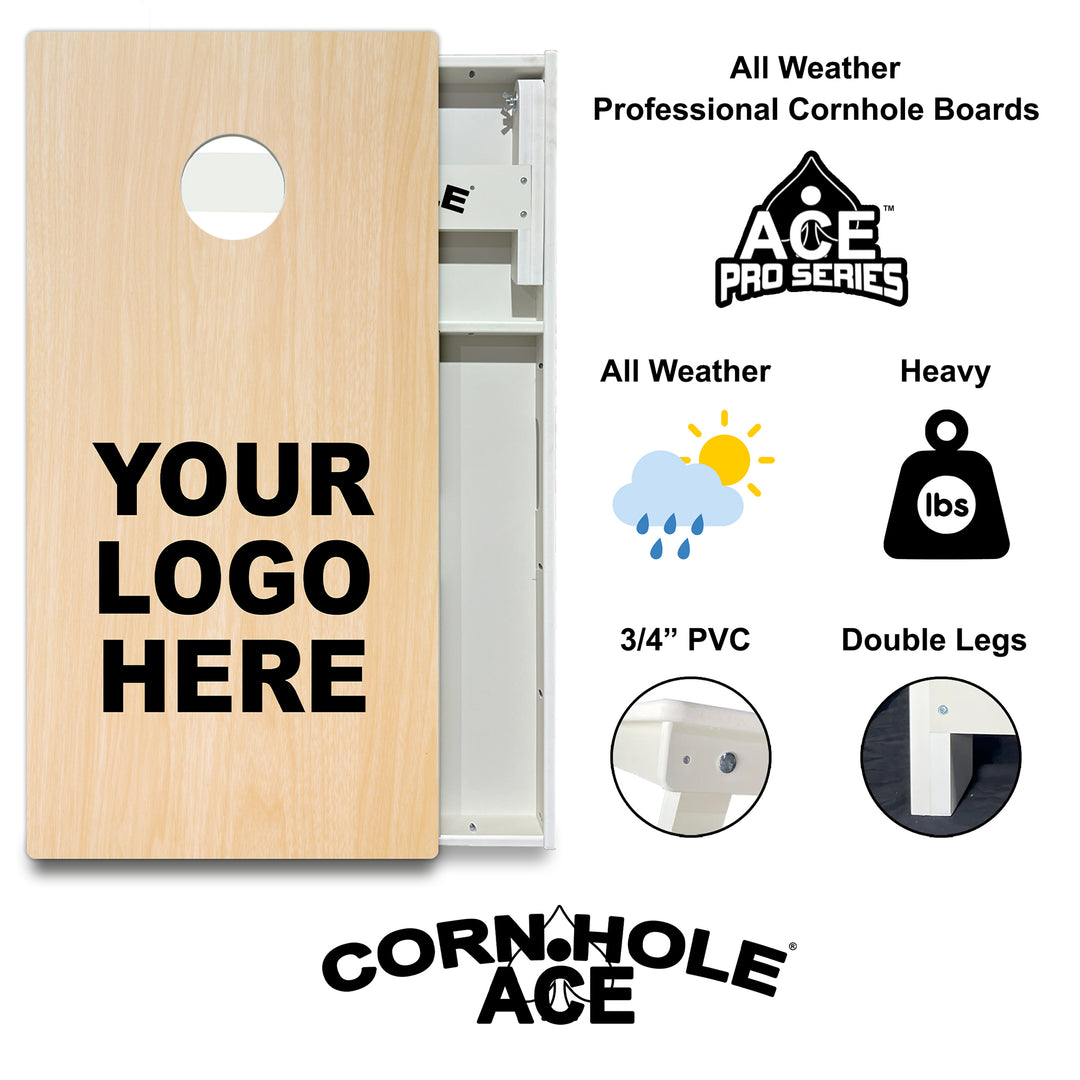 Custom All Weather Plain Professional Cornhole Board Set