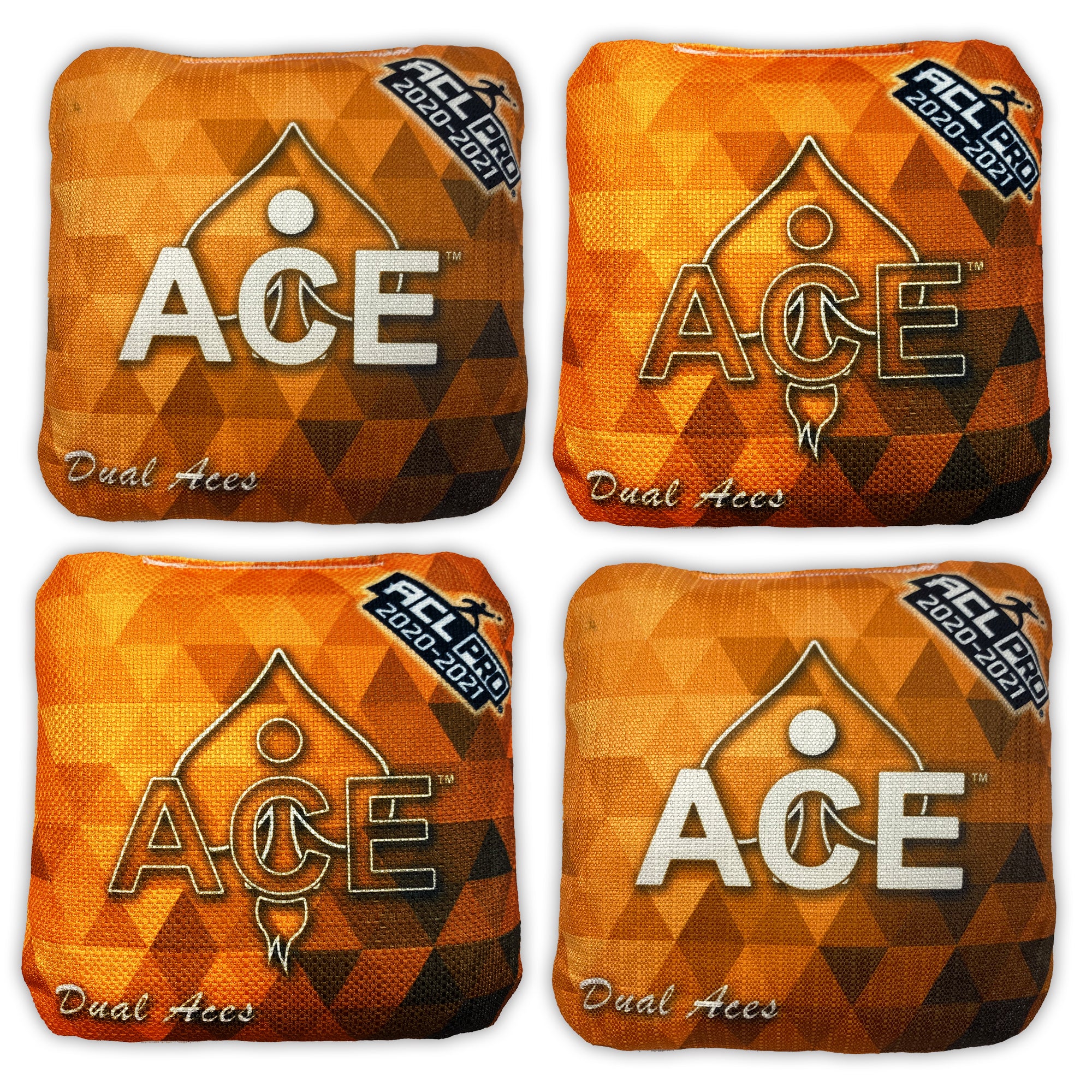 Dual Aces - Orange - ACE Pro Bag Kit: 4 Pro Bags + Break-In Kit +