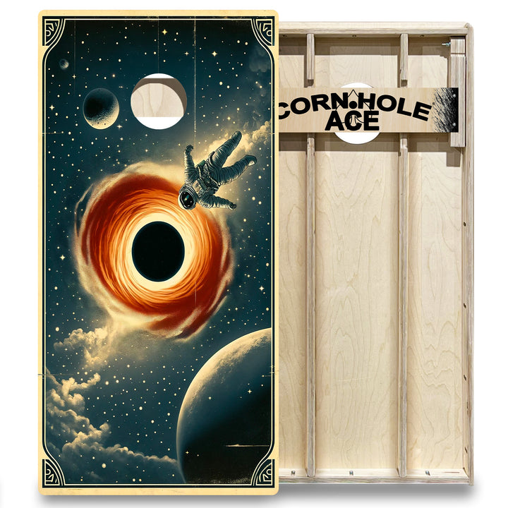 Falling Into the Void - Cornhole Board Set - Elite